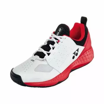 Теннисные наклейки Мягкие теннисные туфли YONEX Power Cushion 106 SHT106 Low Cut 3E для искусственных травяных кортов с ознакомительной моделью для начинающих Белый x