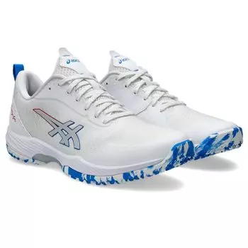 Теннисные туфли PRESTIGELYTE 5 OC 1043A022 унисекс 101 см 3E [ASICS] (Белый/Электрический синий) 28,0
