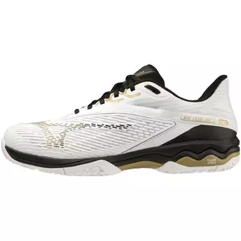 Теннисные туфли Wave Exceedrite 2 OC Белый x Золотой x Черный см 4E [Mizuno] 24.5