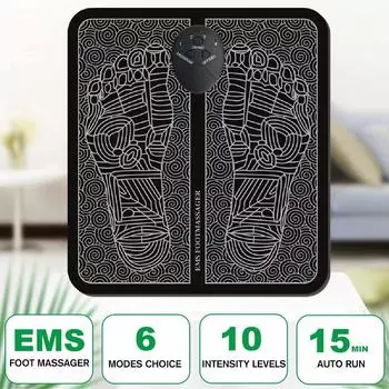 Tens Fisioterapia Массажер для ног Коврик для массажа Pes Muscular Electric EMS Health Care Релаксация Terapia Fisica Массаж Salud