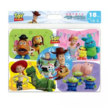 Tenyo Детский пазл Disney Pixar Toy Story Toy Friends 18 деталей пазл для детей DC-18-169 антибактериальное покрытие поставляется с чистящим чехлом для детей от 3 лет и старше