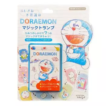 Tenyo Magic Magic Doraemon Magic Игральные карты Вы можете делать 7 видов магии с секретом Для новичков Магия, которую могут делать даже новички Простая магия синий