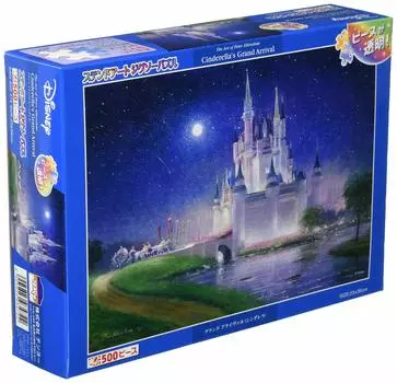 Tenyo в 500 элементах пазла Stained Art Gyutto Series Disney Cinderella Grand Arrival x В комплект входит сервисная карта [Сделано в Японии] (25 36см) ДСГ-500-472