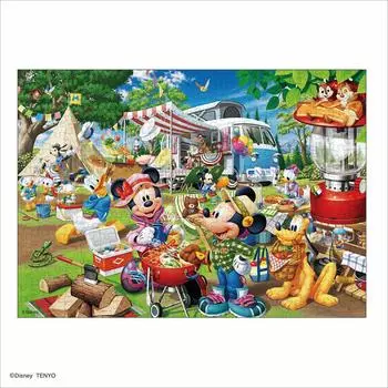 Tenyo в пазле Disney Everyone Auto из 300 деталей В комплект входят клей и шпатель В комплект входит сервисная карта [Сделано в Японии] Кемпинг! (30,5x43см) Д-300-013