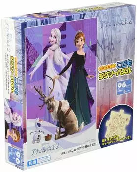 Tenyo в пазле Disney Frozen 2 Two Children 96 деталей пазл антибактериальный пакет для чистки пальто сервисная карта включена возраст [Сделано в Японии]