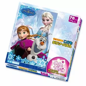 Tenyo в пазле Disney Frozen 70 элементов пазла антибактериальный набор для чистки пальто сервисная карта включена Возраст [Сделано в Японии] Детский (26x38см)