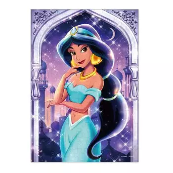 Tenyo в пазле из 108 элементов Disney My Favorite Princess Series Enchanted Jasmine В комплект входят клей и шпатель. В комплект входит сервисная карта [Сделано в Японии]