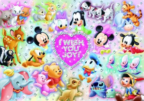 Tenyo в пазле из 200 элементов с фотографиями Disney I WISH YOU В комплект входит сервисная карта [Сделано в Японии] РАДОСТЬ!