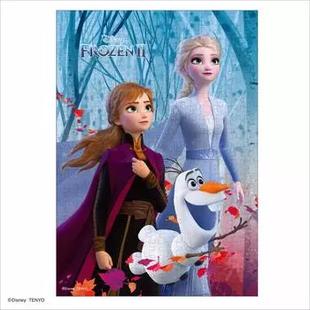Tenyo в пазле из 300 элементов Disney Frozen 2 Hidden Secret В комплект входят клей и лопатка. В комплект входит сервисная карта [Сделано в Японии] (30,5x43см) Д-300-016