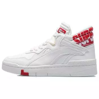 Теплые нескользящие полукеды для скейтбординга Li Ning We Wo Wrap женские белые красные AGCQ238-1 37