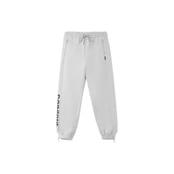 Теплые спортивные штаны Li Ning Badfive Series с флисовой подкладкой, мужские, серые, AKLR801-7 L