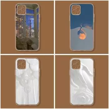 Теплый чехол для телефона iPhone 11 12 13 14 Pro Max 7 8 Plus X Xr Xs Max Se 2020 Mini прозрачный чехол iphone 11Pro
