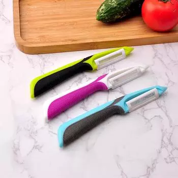 Терка для нарезки моркови, картофеля, фруктов, овощерезка, нож для чистки овощей, нож для чистки овощей из нержавеющей стали, острый нож для кухни RED