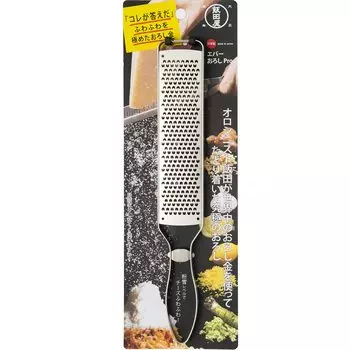 Терка для тонкой нарезки Iidaya Everoroshi Pro in Professional Stick Type Zester Grater JK06 (Сделано в Японии/Компактный/Нержавеющая сталь) серебряный