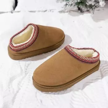 Термальные туфли для женщин. Botas sin tirantes con cordones и cierre de algodn para otoo e invierno. Таллас 36-44 36 бежевый