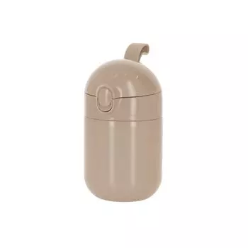 Термобутылка Trade Works One Touch Thermo из нержавеющей стали с холодной изоляцией и вакуумной изоляцией бежевого цвета 220 мл Malutto TS-1841-028