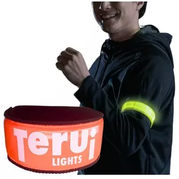 TERUI Lights Osaka Running Light LED Reflector Band Bicycle Reflector Walking Light Arm Band Night Fluorescent Sash Jogging Light Light Lighting Waterproof оранжевый
