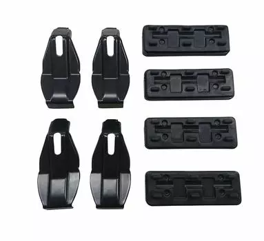 Terzo Carrier Set of for Honda Airwave (by PIAA) Roof/Base Holder, 4, Black, GJ1.2 (EH333) чёрный