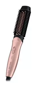 TESCOM Hair Iron Hot Brush 26mm Compatible with Overseas Temperature Adjustment Automatic OFF Rakuten Plug Pink Gold THP300 P
