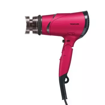 Tescom Hair Negative Large Air Easy Pink Фен, Ион, Складной, Объем, Вилка, TD430B-P