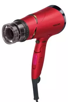 TESCOM Hair Negative Large Air Quick Easy Red Dryer, ионизация, складной, объем, сушка, холодный/горячий воздух, вилка, ионизация, (розовый) TD430B-P/E