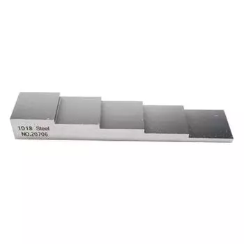 Test Calibration Block 5 Step 0.100 0.200 0.300 0.400 0.500 304 Stainless Steel for Thickness & Linearity