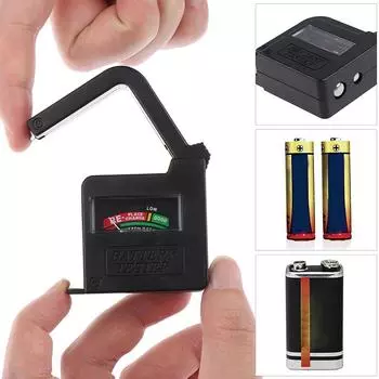 Тестер батареи Проверка емкости батареи для Aa Aaa 9V 1.5V таблеточная батарея