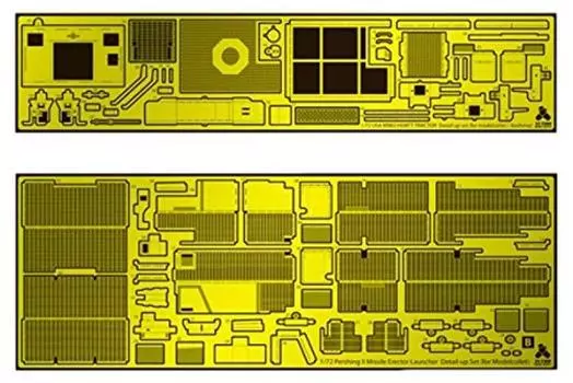 Tetra Model Works ME Series M983 HEMTT Tractor и Pershing 2 Missile Erector Launcher для MC AFV Parts Set Plastic Model Parts ME7207 1/72