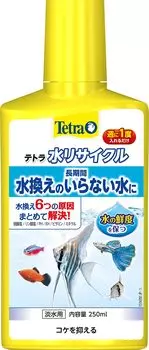 Tetra Water Recycling 250 мл Вода, не требующая замены в течение длительного периода времени. Предотвращает появление мха. Кондиционер для качества воды. Аквариум.