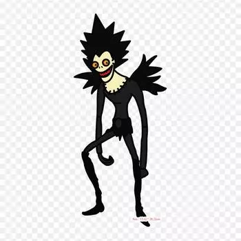 Тетрадь смерти, прозрачные Ryuk Ryuk Light Yagami, железные нашивки для одежды, нашивки на одежду, футболки «сделай сам», теплопередающие наклейки