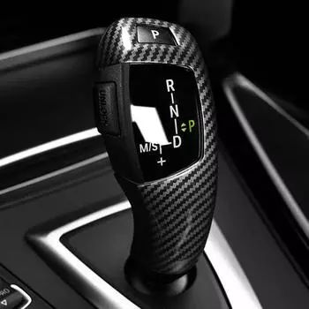 Текстура из углеродного волокна для BMW F30 F10 F15 F07 F20 F21 F22 F32 F34 F35 5GT рамка панели переключения передач автомобиля крышка ручки переключения передач отделка головы