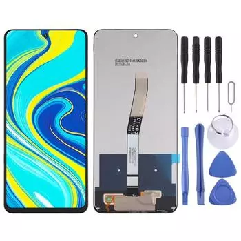 TFT ЖК-экран для Xiaomi Redmi Note 9S/9 Pro/9 Pro Max/9 Pro Индия чёрный