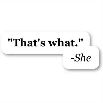 That s What She Said Sticker Funny Quotes Stickers 1pc