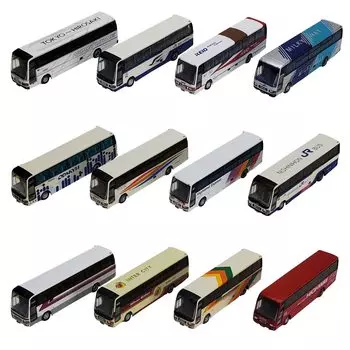 The Bath Collection Bus Collection 30 12 Pieces BOX Diorama Supplies 321514 Vol.
