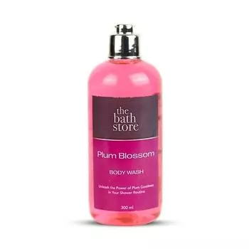 The Bath Store Plum Blossom Body Wash Гель для душа | Отшелушивающий гель для душа для сухой и жирной кожи | Жидкое мыло для ванны - 300 мл