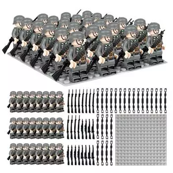 The Best Gift Set For Children S Building Block Dolls One Size