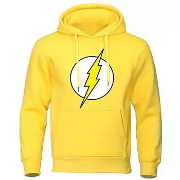 The BIG BANG Theory Men s Hoodies Lightning Print Men Hoodie Clothing Loose Oversize Pullover Sweatshirt For Male S