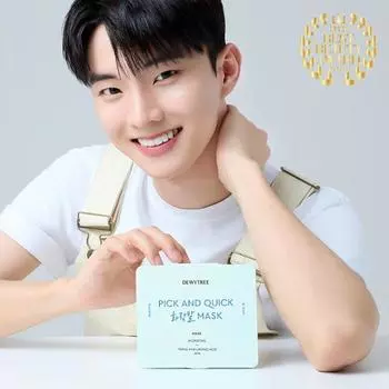 [The Boyz Q PICK] Маска Dewytree Pick и Quick (Макияж Для Волос),Корейский пакет масок