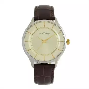 Классическое золотое платье Clock House MBF5001-CH1B золотой