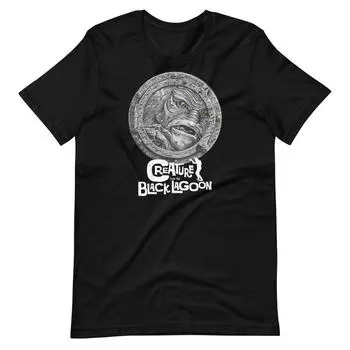 The Creature From The Black Lagoon Black Tee Short Sleeve Unisex T-Shirt S