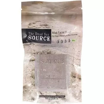 The Dead Sea Source Мыло для лица с грязью Мертвого моря и ароматом тимьяна, 1 шт., 100 г