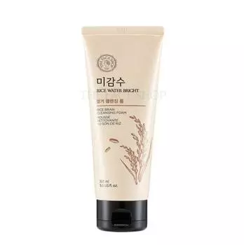 THE FACE SHOP Rice Water Пенка для умывания с яркими рисовыми отрубями 150 мл