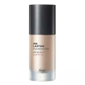 The Face Shop Тональная основа Ink Lasting Foundation Slim Fit EX 30 мл, V201 Apricot Beige, 1 шт.