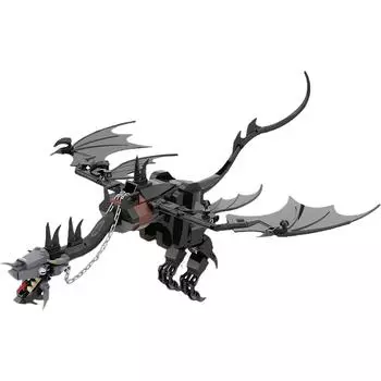 The Fell Beast Bricks Модель Кольца Фильм Серия Зверь Строительный Блок Творческий DIY Сборка Коллекция Игрушки Gfit
