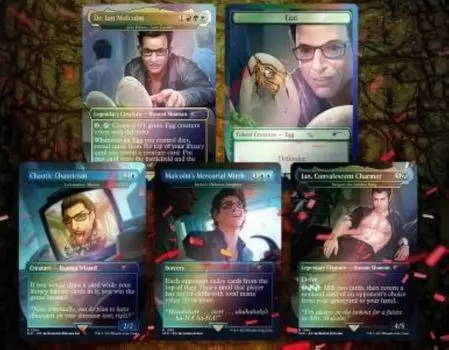 The Gathering Secret Hideout x Ian Malcolm Фольгированная версия Magic JW Dr.
