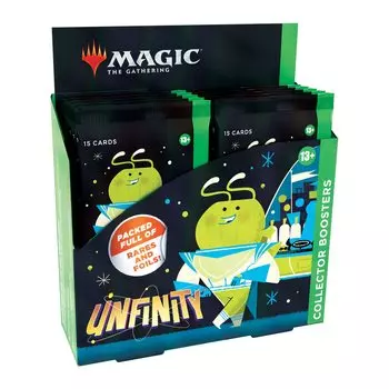 The Gathering Unfinity Collector Booster English Version 12 Pack D07040000 MTG Trading Card Wizards of the Coast D07040000 Magic