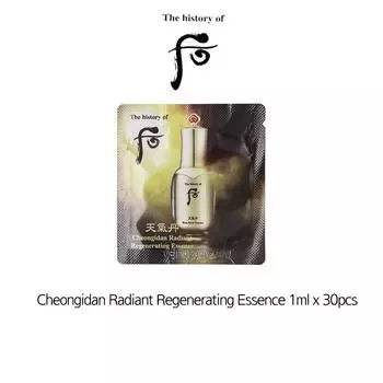 История Whoo Cheongidan Radiant Regenerating Essence 1 мл x 30 шт. 1ml x 30pcs