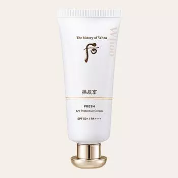 The History of Whoo GONGJINHYANG JIN HAE YOON FRESH SUN CREAM, Увлажняющий, KBeauty, Корейская косметика, образец