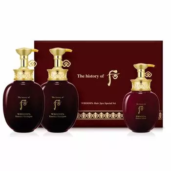 The History of Whoo Whoo SPA Hair 3шт Специальный набор Шампунь, KBeauty, Корейская косметика, пробник