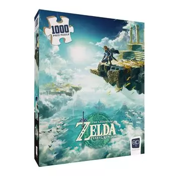 The Legend of Zelda Tears of the Kingdom — коллекция пазлов из 1000 деталей со ссылками из видеоигры The Legend of Zelda, официально
